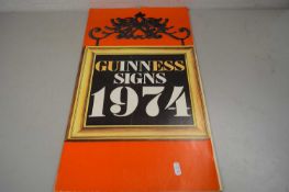 GUINNESS 1974 CALENDAR