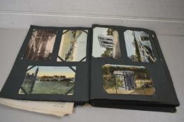 ALBUM OF VARIOUS EARLY 20TH CENTURY POSTCARDS