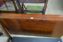 MAHOGANY FRAMED FOLDING BAR BILLIARDS TABLE