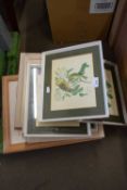 COLLECTION OF VARIOUS MODERN FRAMED PICTURES, PRINCIPALLY BIRDS AND WILDLIFE