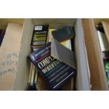 ONE BOX OF MIXED BOOKS