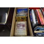 BOX OF MIXED BOOKS TO INCLUDE THE ROYAL ACADEMY ILLUSTRATED AND VARIOUS OTHERS