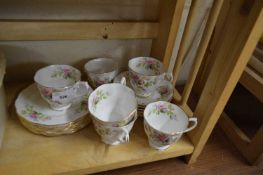 QUANTITY OF ROYAL ALBERT 'MOSS ROSE' TEA WARES