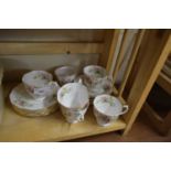 QUANTITY OF ROYAL ALBERT 'MOSS ROSE' TEA WARES