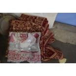 COLLECTION OF FABRIC TABLE CLOTHS