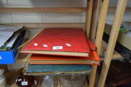 FOUR VINTAGE PHOTOGRAPH ALBUMS AND CONTENTS