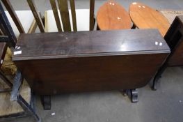 LATE VICTORIAN MAHOGANY SUTHERLAND STYLE DROP LEAF TABLE