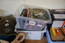 TWO BOXES OF DVDS TO INCLUDE SIMPSONS