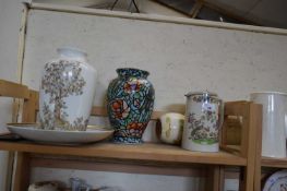 MIXED LOT KAISER VASE PLUS VARIOUS OTHERS