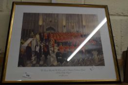 JULIAN BARROW, 'THE LAYING UP OF THE OLD COLOURS OF THE 1ST BATTALION COLDSTEAM GUARDS, ETON CHAPEL,