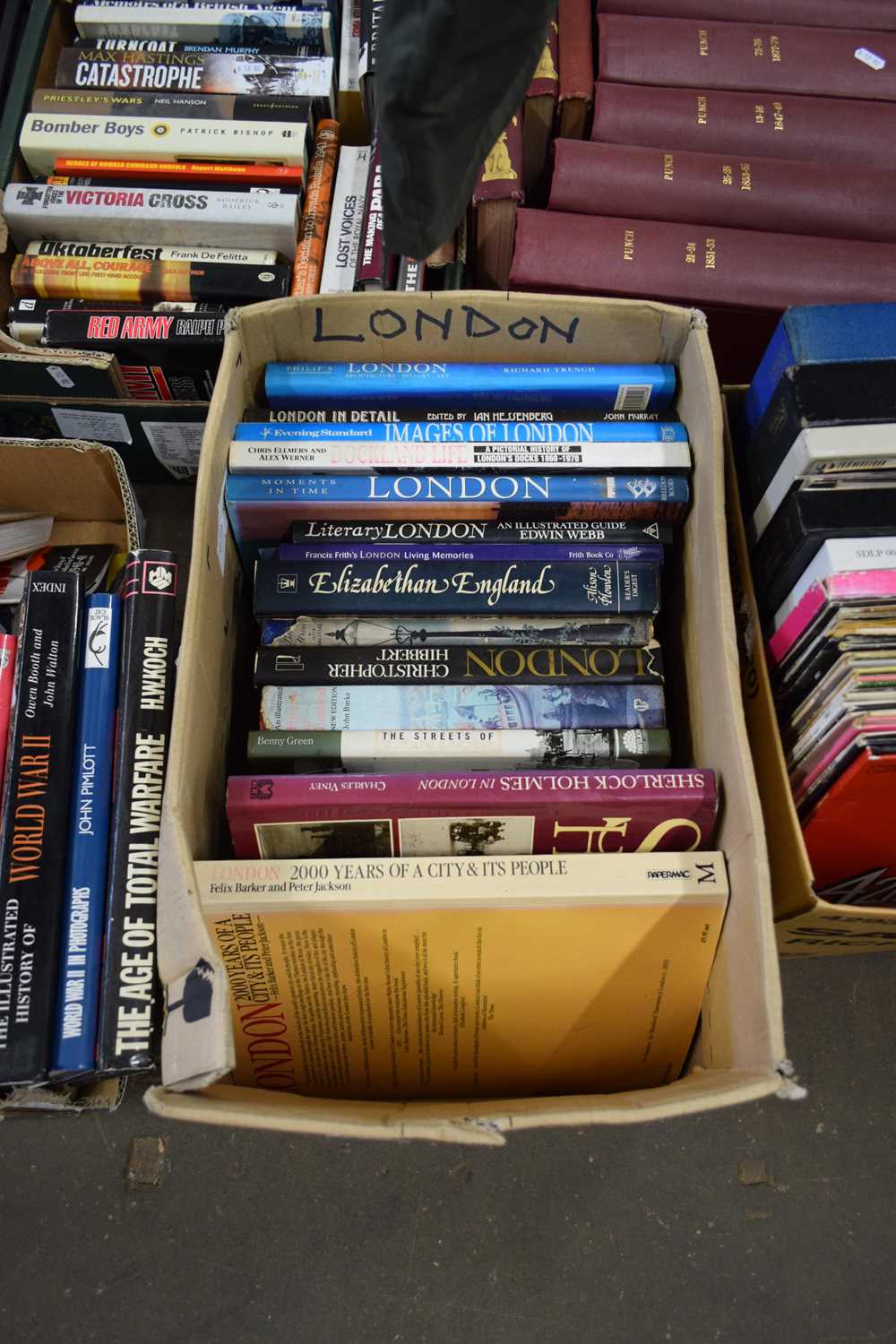 BOX OF BOOKS - LONDON INTEREST