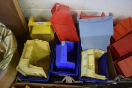 BOX OF VARIOUS PLASTIC WORKSHOP TIDY TRAYS