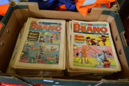 BOX OF BEANO COMICS