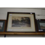 FRAMED PRINT 'GOING TO PASTURE'