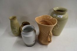 MIXED LOT : VARIOUS VASES TO INCLUDE DENBY MEMORIES PATTERN