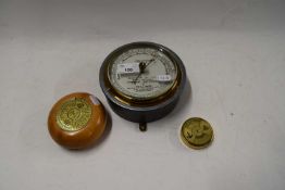 DOLLOND LONDON ANEROID BAROMETER PRESENTED BY THE ROYAL NATIONAL LIFEBOAT INSTITUTION TOGETHER