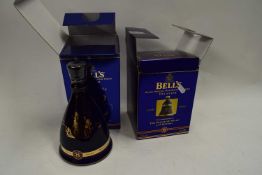 BELLS SCOTCH WHISKY LIMITED EDITION GOLDEN JUBILEE DECANTER WITH ORIGINAL BOX, TOGETHER WITH THE