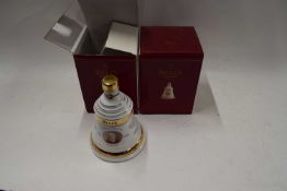 BELLS SCOTCH WHISKY - TWO CHRISTMAS 2000 DECANTERS WITH ORIGINAL BOXES, SEALED AND FULL