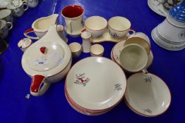 QUANTITY OF FIELDINGS CROWN DEVON 'STOCKHOLM' PATTERN TEA WARES