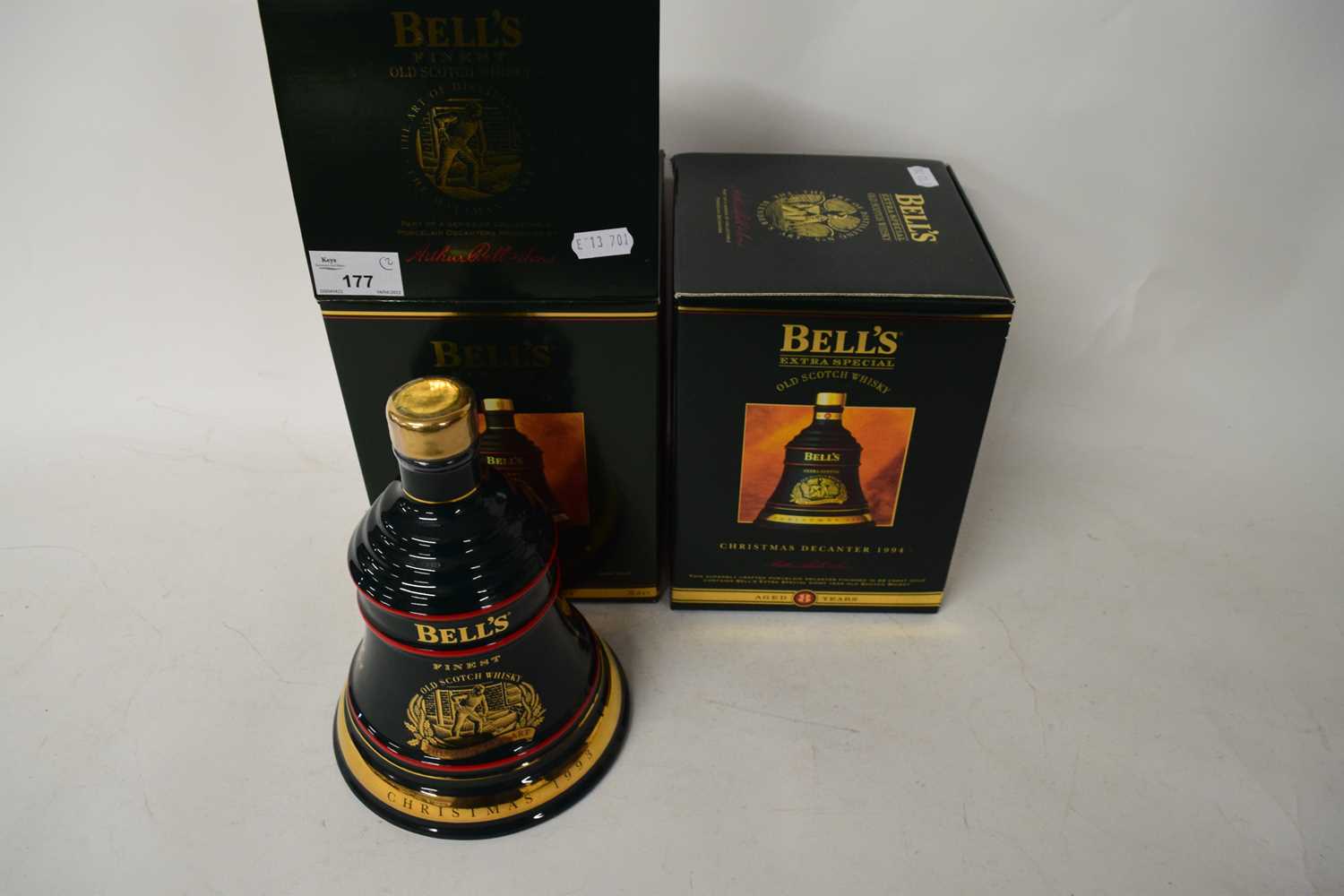 BOXED BELLS FINEST OLD SCOTCH WHISKY AND FURTHER SIMILAR BOX