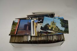 ONE BOX OF MIXED POSTCARDS