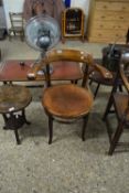 EARLY 20TH CENTURY BENTWOOD CARVER CHAIR