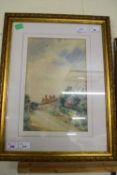 WATERCOLOUR IN GILT FRAME, SIGNED LOWER LEFT A G HARDY