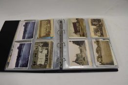 ALBUM OF VARIOUS POSTCARDS TO INCLUDE EARLY 20TH CENTURY