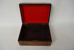 WOODEN BOX WITH INLAY