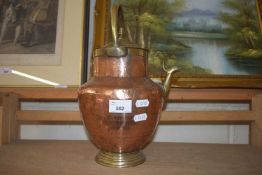 SMALL INDIAN COPPER AND BRASS JUG