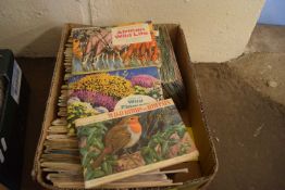 BOX CONTAINING LARGE COLLECTION OF BROOKE BOND TEA CARD ALBUMS