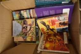 ONE BOX OF MIXED BOOKS