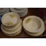 QUANTITY OF ROYAL DOULTON 'SOMERSET' PATTERN PLATES, BOWLS AND SIDE PLATES