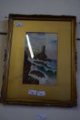 British, 20th century, seascape, watercolour signed 'MCF', dated (1920),11x7ins, framed, mounted and