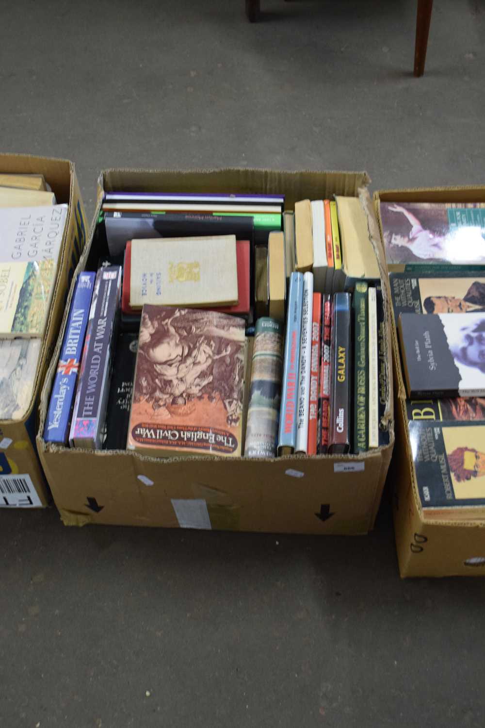 ONE BOX OF MIXED BOOKS