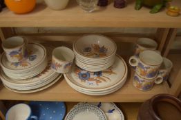 QUANTITY OF BARRATTS FLORAL DECORATED TABLE WARES