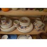 QUANTITY OF BARRATTS FLORAL DECORATED TABLE WARES