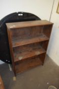 20TH CENTURY THREE SHELF BOOKCASE