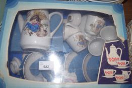 BOXED CONTINENTAL CHILD'S TEA SET