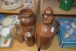 MIXED LOT VARIOUS STONEWARE BOTTLES AND JARS