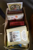 ONE BOX OF MIXED BOOKS - VARIOUS GUIDES TO CATHEDRALS ETC