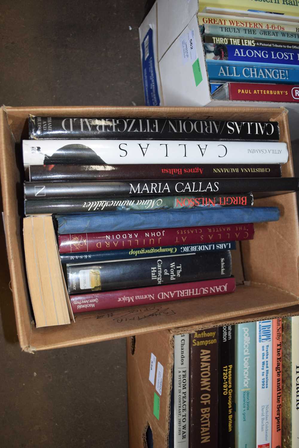 ONE BOX OF BOOKS - OPERA INTEREST