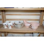 QUANTITY OF ALFRED MEAKIN FLORAL TEA WARES PLUS JOHNSON BROS TABLE WARE