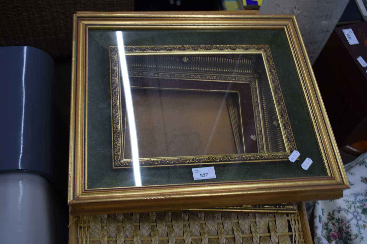 THREE VARIOUS GILT PICTURE FRAMES