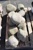 Quantity of large decorative stones