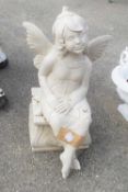 Ornamental resin pixie statue, height 50cm