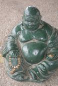 Composite model of a Buddha, height approx 30cm x 34cm wide