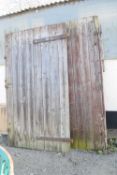 Two barn doors