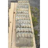 Quantity of stone rope top path edging