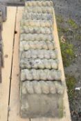 Quantity of stone rope top path edging